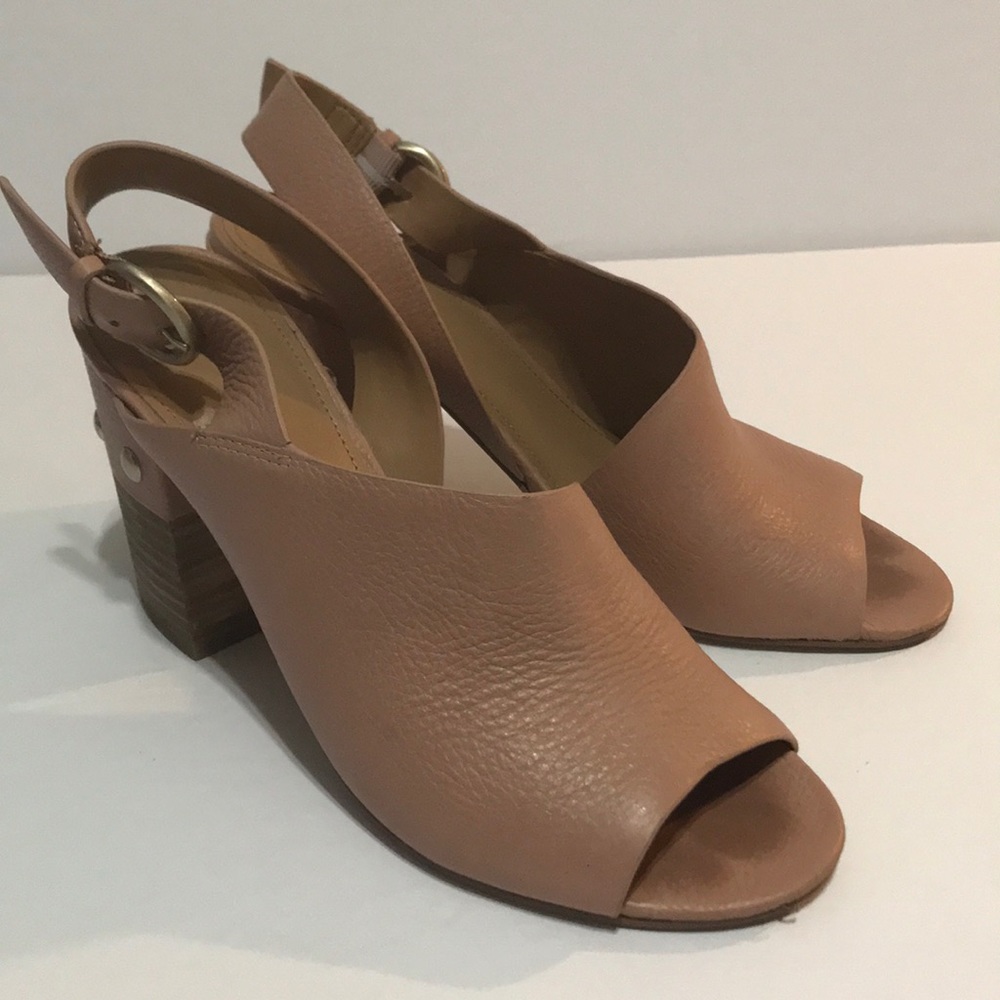 MARC FISHER WALEIS SANDAL LEATHER UPPER SZ 8 M